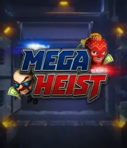 Step into the thrilling world of the Mega Heist game by Relax Gaming, highlighting mischievous characters ready to undertake a daring robbery. This graphic portrays the excitement of the heist with its striking logo and an ominous vault backdrop. Great for those who enjoy adventure-themed slots, offering a thrilling adventure. 