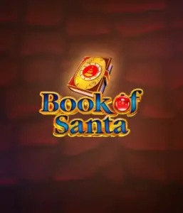 Celebrate the joyous spirit with the Book of Santa game by Endorphina, showcasing an elegant golden book decorated with Santa's iconic symbol. This image evokes the charm and joy of Christmas, set against a warm red background. Great for players looking to get into the holiday spirit, offering a charming adventure. 